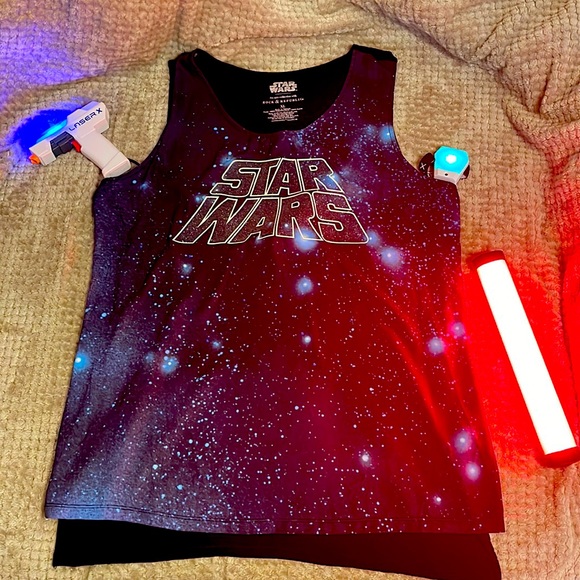 Star Wars Rock & Republic Galaxy Tank Top - Picture 1 of 6